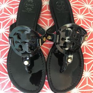 Tory Burch MILLER BLACK patent size 8